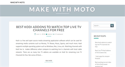 Desktop Screenshot of makewithmoto.com